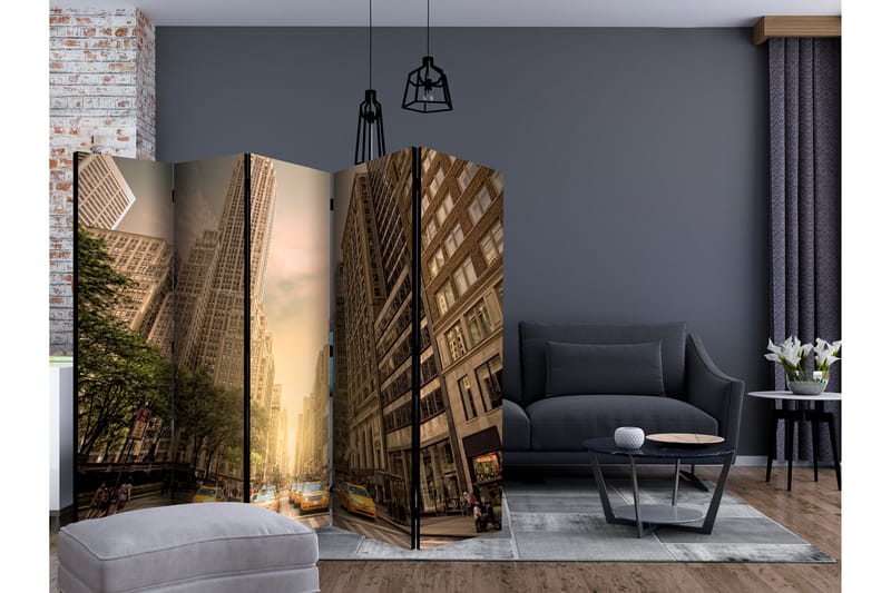 IN THE SHADOW OF SKYSCRAPERS Rumsavdelare 225x172 cm - Artgeist sp. z o. o. - Inredning & dekor - Dekor & inredningsdetaljer - Rumsavdelare