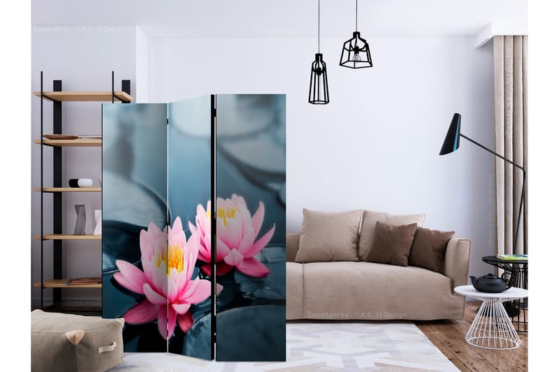 Rumsavdelare - Lotus blossoms 135x172 - Artgeist sp. z o. o. - Inredning & dekor - Dekor & inredningsdetaljer - Rumsavdelare