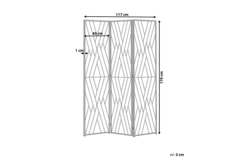 Rumsavdelare med 3 paneler Asolo - Inredning & dekor - Dekor & inredningsdetaljer - Rumsavdelare