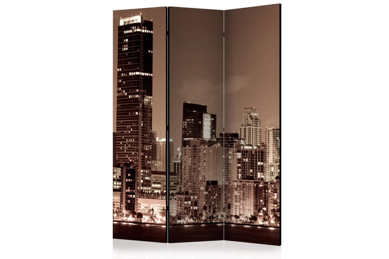 NIGHT LIFE IN MIAMI Rumsavdelare 135x172 cm, Artgeist sp. z o. o.