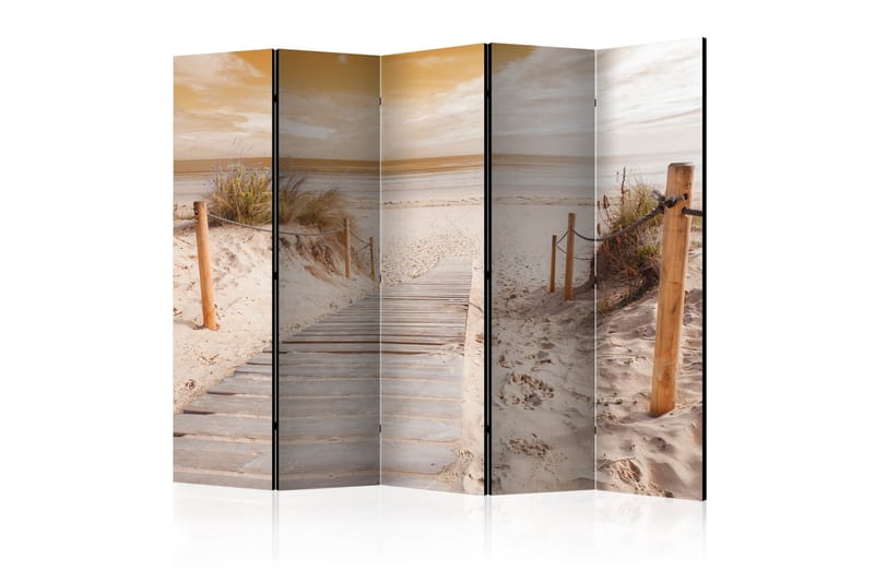 ON THE BEACH SEPIA Rumsavdelare 225x172 cm - Artgeist sp. z o. o. - Inredning & dekor - Dekor & inredningsdetaljer - Rumsavdelare
