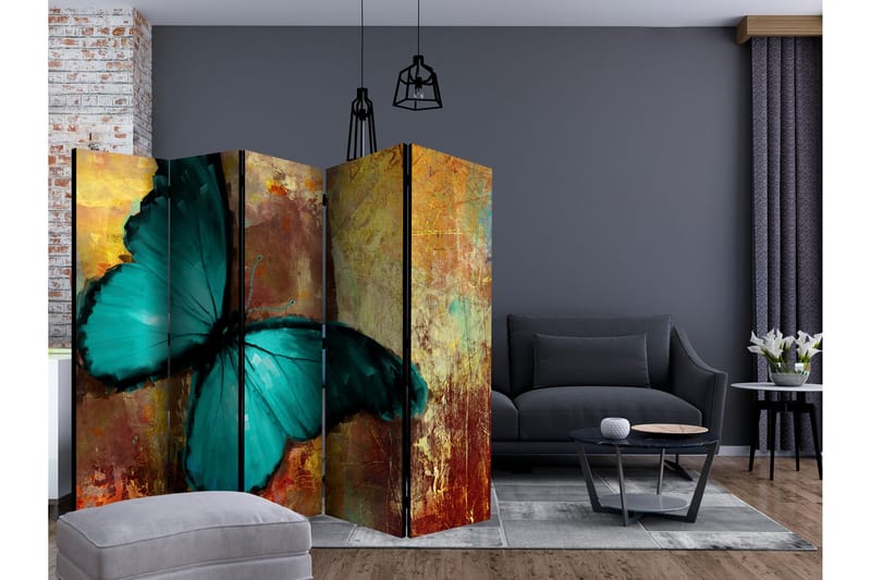 PAINTED BUTTERFLY Rumsavdelare 225x172 cm - Artgeist sp. z o. o. - Inredning & dekor - Dekor & inredningsdetaljer - Rumsavdelare