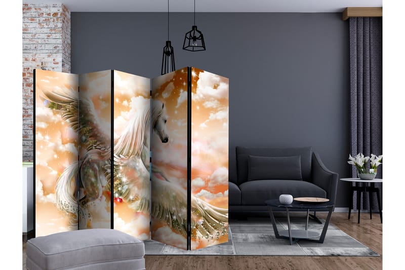 PEGASUS (ORANGE) Rumsavdelare 225x172 cm - Artgeist sp. z o. o. - Inredning & dekor - Dekor & inredningsdetaljer - Rumsavdelare