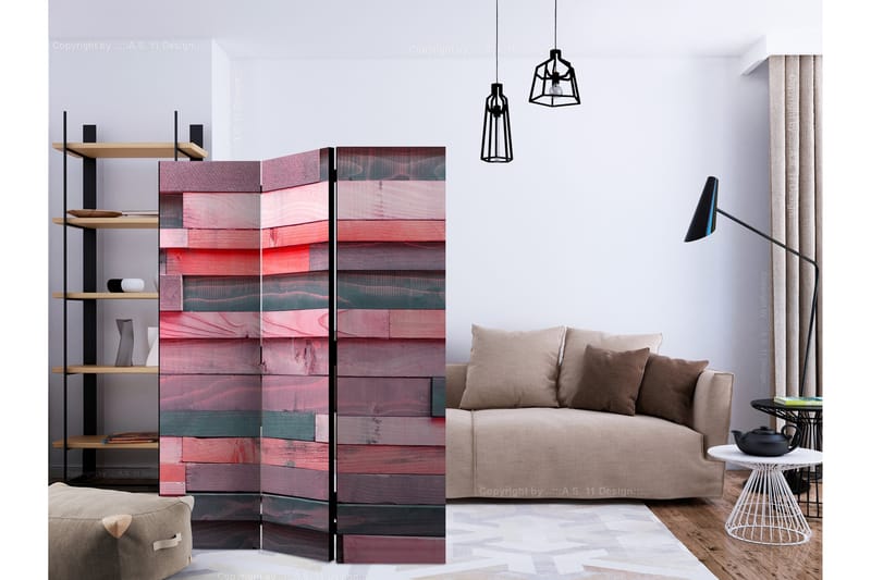 PINK MANOR Rumsavdelare 135x172 cm - Artgeist sp. z o. o. - Inredning & dekor - Dekor & inredningsdetaljer - Rumsavdelare