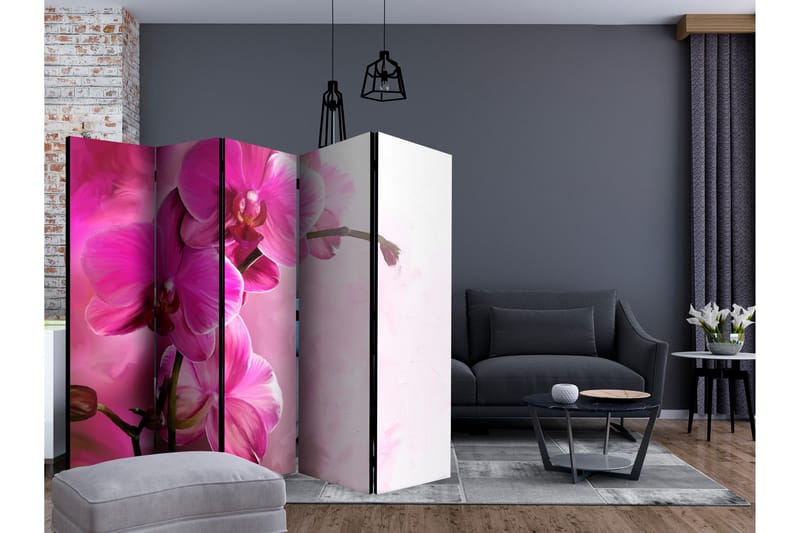 PINK ORCHID Rumsavdelare 225x172 cm - Artgeist sp. z o. o. - Inredning & dekor - Dekor & inredningsdetaljer - Rumsavdelare