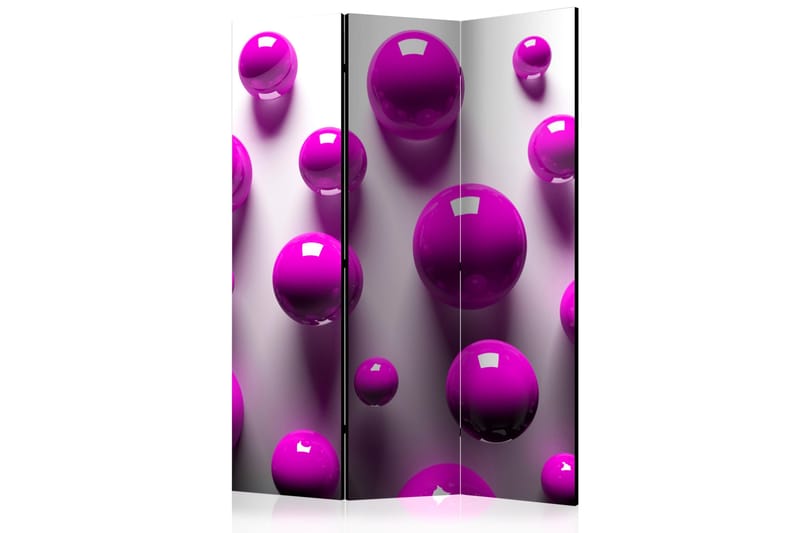 PURPLE BALLS Rumsavdelare 135x172 cm - Artgeist sp. z o. o. - Inredning & dekor - Dekor & inredningsdetaljer - Rumsavdelare