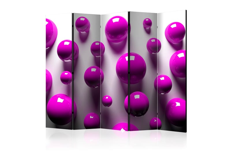PURPLE BALLS Rumsavdelare 225x172 cm - Artgeist sp. z o. o. - Inredning & dekor - Dekor & inredningsdetaljer - Rumsavdelare