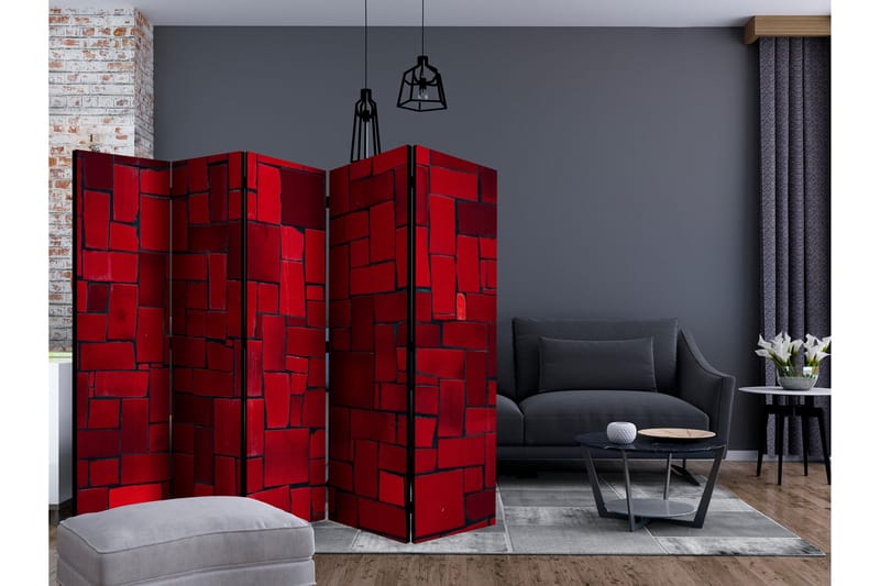 RED IMAGINATION Rumsavdelare 225x172 cm - Artgeist sp. z o. o. - Inredning & dekor - Dekor & inredningsdetaljer - Rumsavdelare
