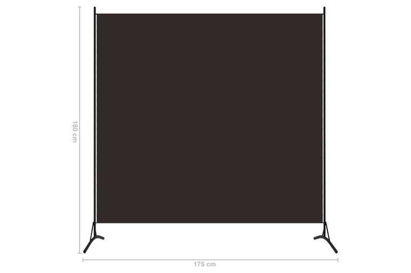 Rumsavdelare 1 panel brun 175x180 cm - Brun - Inredning & dekor - Dekor & inredningsdetaljer - Rumsavdelare