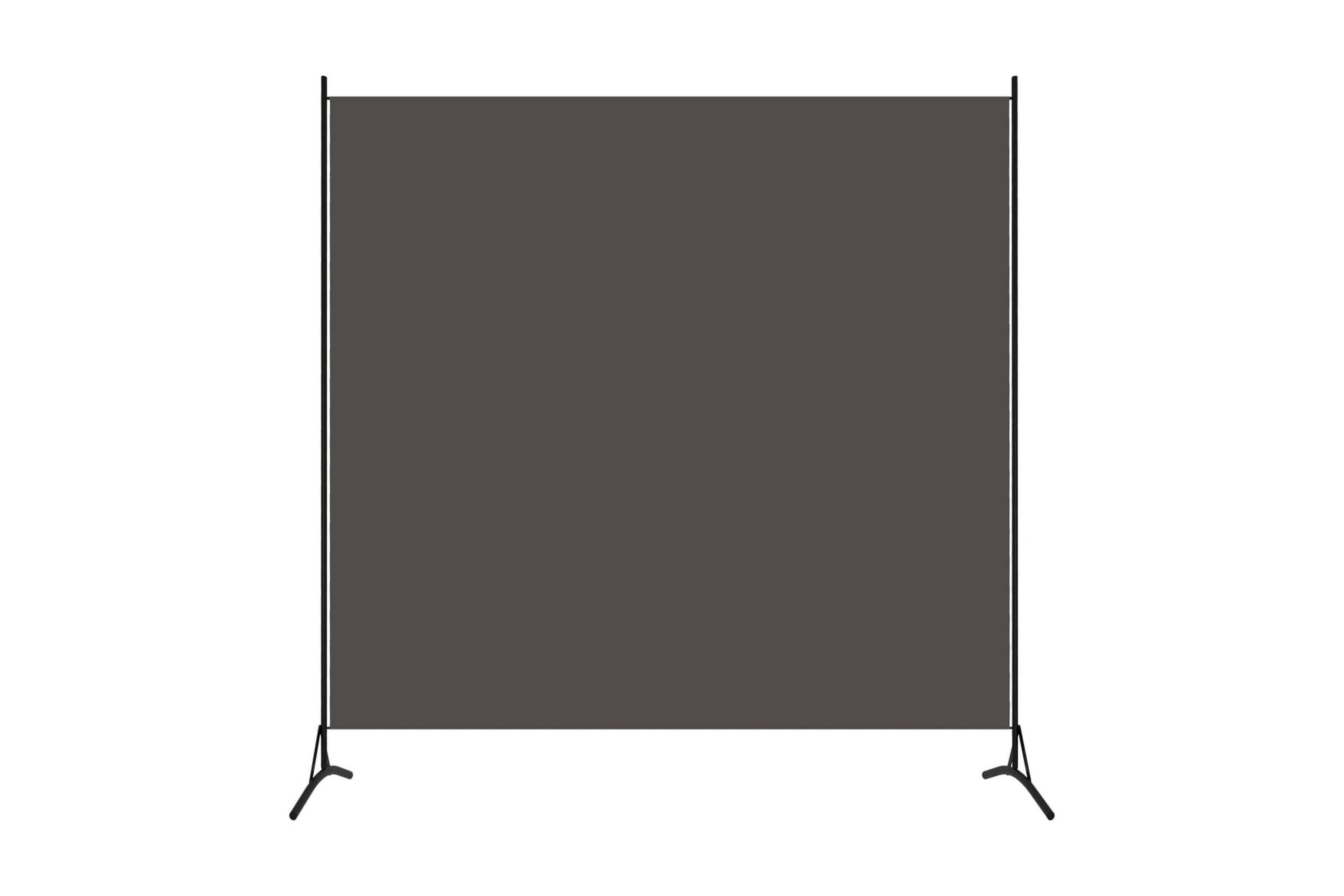 Rumsavdelare 1 panel antracit 175×180 cm – Grå