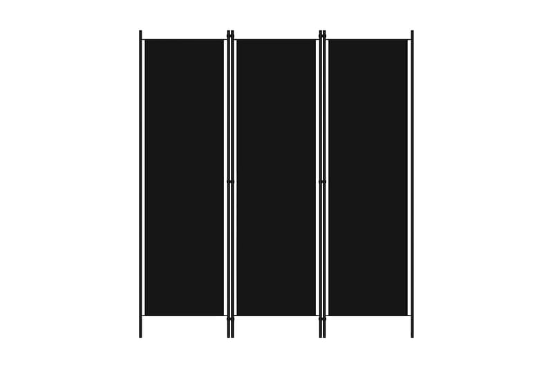 Rumsavdelare 3 paneler svart 150x180 cm - Svart - Inredning & dekor - Dekor & inredningsdetaljer - Rumsavdelare