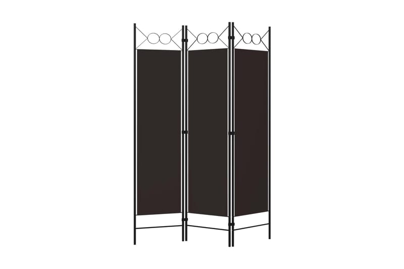 Rumsavdelare 3 paneler brun 120x180 cm - Brun - Inredning & dekor - Dekor & inredningsdetaljer - Rumsavdelare
