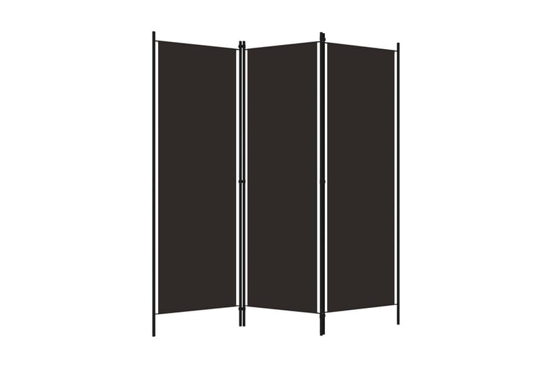 Rumsavdelare 3 paneler brun 150x180 cm - Brun - Inredning & dekor - Dekor & inredningsdetaljer - Rumsavdelare