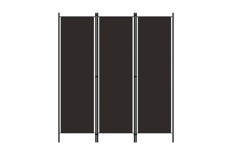 Rumsavdelare 3 paneler brun 150x180 cm - Brun - Inredning & dekor - Dekor & inredningsdetaljer - Rumsavdelare
