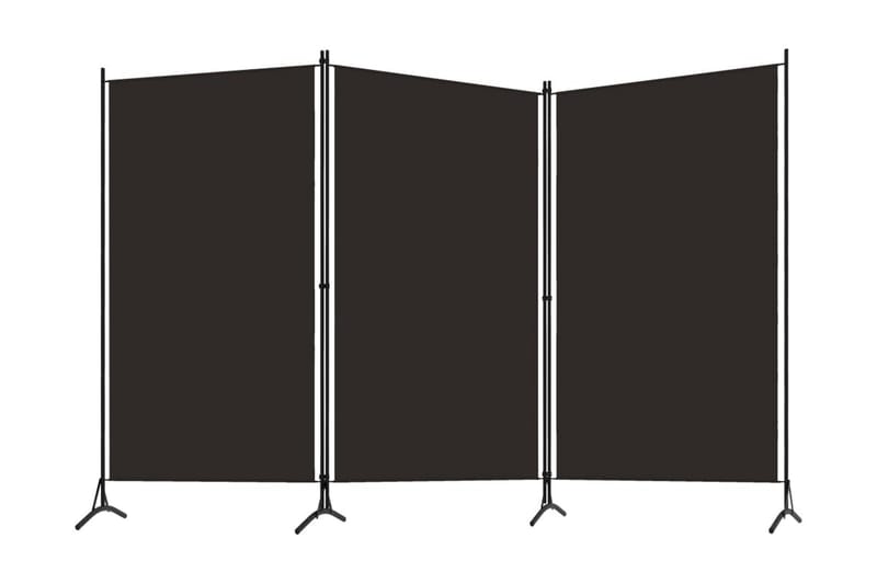 Rumsavdelare 3 paneler brun 260x180 cm - Brun - Inredning & dekor - Dekor & inredningsdetaljer - Rumsavdelare
