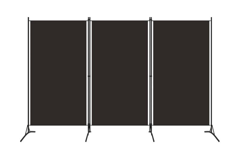 Rumsavdelare 3 paneler brun 260x180 cm - Brun - Inredning & dekor - Dekor & inredningsdetaljer - Rumsavdelare