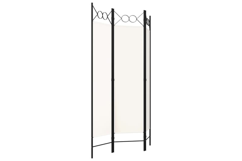 Rumsavdelare 3 paneler gräddvit 120x180 cm - Vit - Inredning & dekor - Dekor & inredningsdetaljer - Rumsavdelare