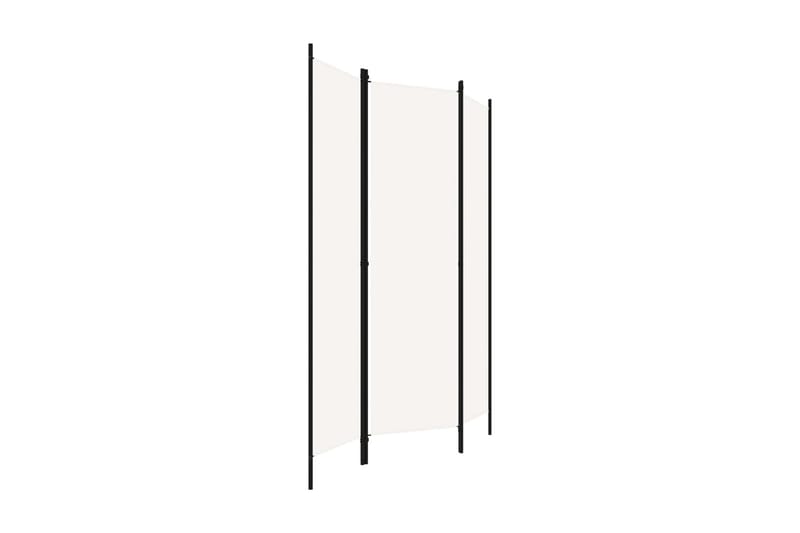 Rumsavdelare 3 paneler gräddvit 150x180 cm - Vit - Inredning & dekor - Dekor & inredningsdetaljer - Rumsavdelare