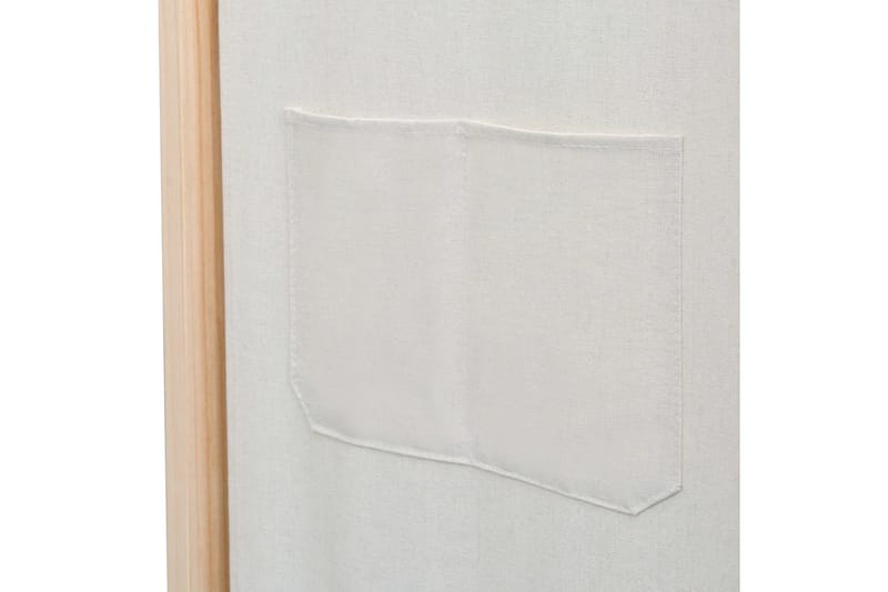 Rumsavdelare 3 paneler gräddvit 120x170x4 cm tyg - Vit - Inredning & dekor - Dekor & inredningsdetaljer - Rumsavdelare