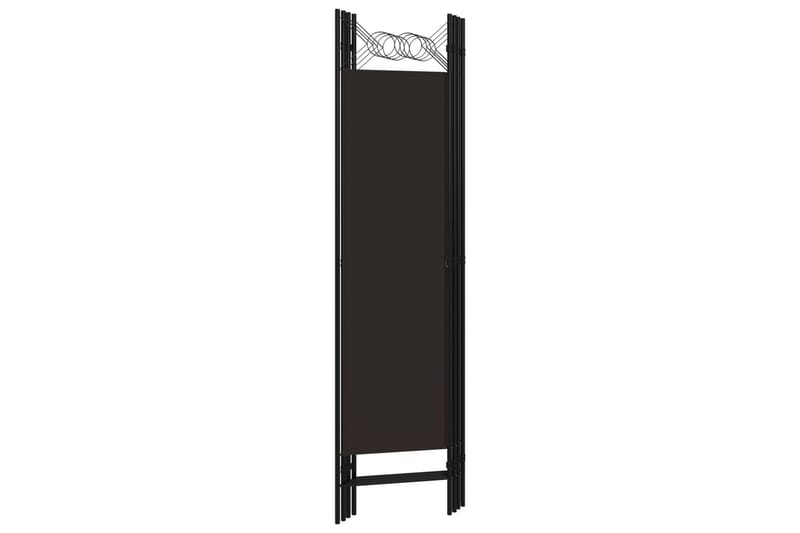 Rumsavdelare 4 paneler brun 160x180 cm - Brun - Inredning & dekor - Dekor & inredningsdetaljer - Rumsavdelare