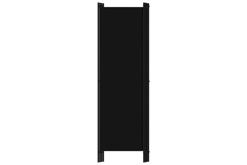 Rumsavdelare 4 paneler svart 200x180 cm - Svart - Inredning & dekor - Dekor & inredningsdetaljer - Rumsavdelare