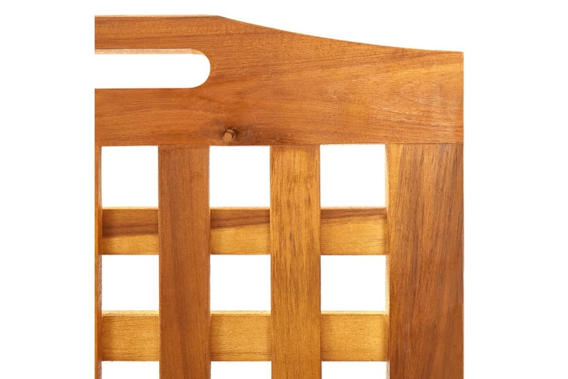 Rumsavdelare 4 paneler 161x2x120 cm massivt akaciaträ - Brun - Inredning & dekor - Dekor & inredningsdetaljer - Rumsavdelare