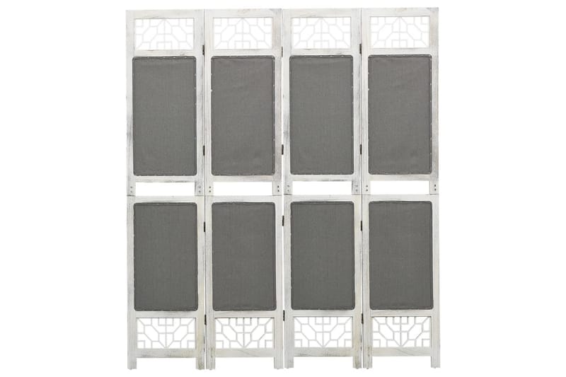 Rumsavdelare 4 paneler grå 140x165 cm tyg - Gr�å - Inredning & dekor - Dekor & inredningsdetaljer - Rumsavdelare