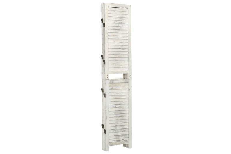 Rumsavdelare 4 paneler antikvit 140x165 cm trä - Vit - Inredning & dekor - Dekor & inredningsdetaljer - Rumsavdelare