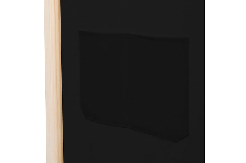 Rumsavdelare 4 paneler 160x170x4 cm svart tyg - Inredning & dekor - Dekor & inredningsdetaljer - Rumsavdelare