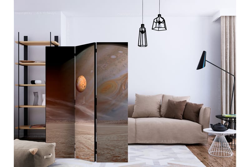 RUMSAVDELARE A Small and a Big Planet 135x172 cm - Artgeist sp. z o. o. - Inredning & dekor - Dekor & inredningsdetaljer - Rumsavdelare