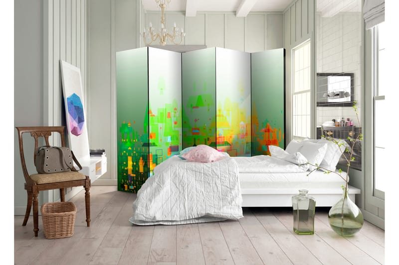 Rumsavdelare Abstract City 225x172 - Artgeist sp. z o. o. - Inredning & dekor - Dekor & inredningsdetaljer - Rumsavdelare