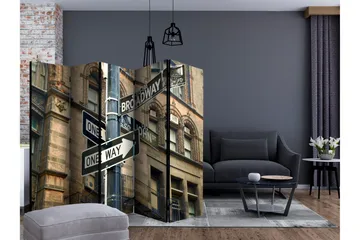 Rumsavdelare - All roads lead to Broadway II 225x172 - Artgeist sp. z o. o. - Inredning & dekor - Dekor & inredningsdetaljer - Rumsavdelare