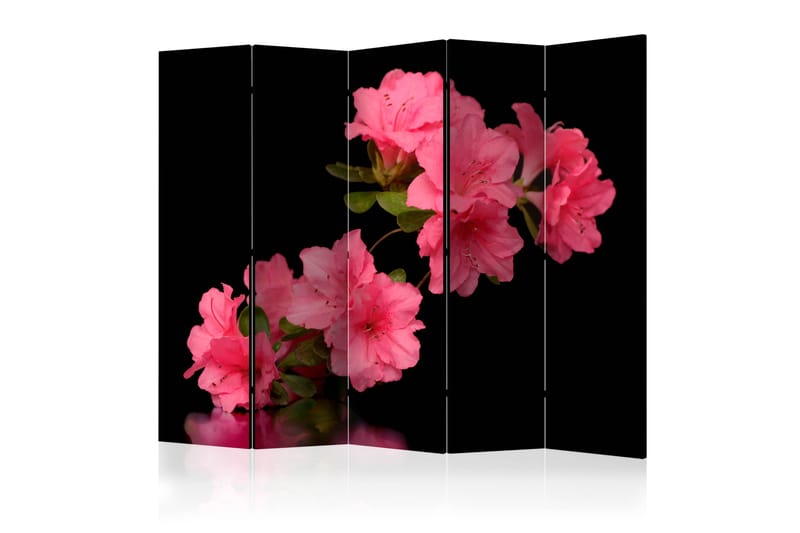 RUMSAVDELARE Azalea in Black II 225x172 cm - Artgeist sp. z o. o. - Inredning & dekor - Dekor & inredningsdetaljer - Rumsavdelare