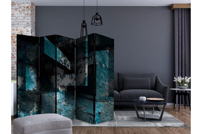 Rumsavdelare - Azure Geometry II 225x172 - Artgeist sp. z o. o. - Inredning & dekor - Dekor & inredningsdetaljer - Rumsavdelare