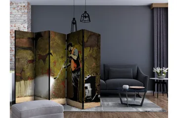 Rumsavdelare - Banksy - Cave Painting II 225x172 - Artgeist sp. z o. o. - Inredning & dekor - Dekor & inredningsdetaljer - Rumsavdelare