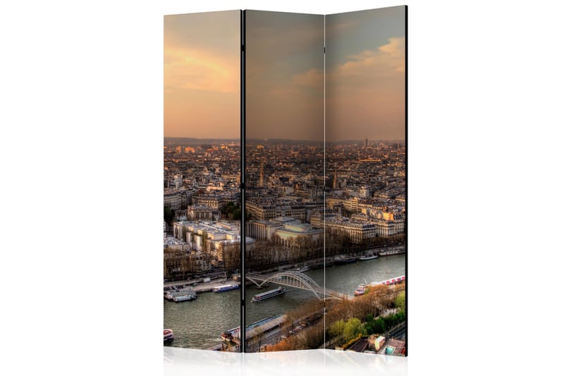 Rumsavdelare Barges on the Seine 135x172 cm, Artgeist sp. z o. o.