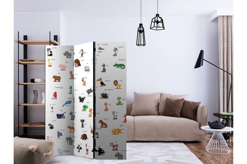 RUMSAVDELARE Barn Animals 135x172 cm - Artgeist sp. z o. o. - Inredning & dekor - Dekor & inredningsdetaljer - Rumsavdelare