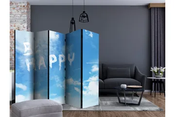 Rumsavdelare - Be happy II 225x172 - Artgeist sp. z o. o. - Inredning & dekor - Dekor & inredningsdetaljer - Rumsavdelare