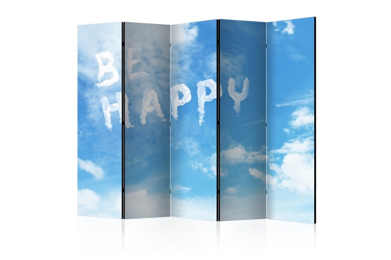 Rumsavdelare - Be happy II 225x172, Artgeist sp. z o. o.