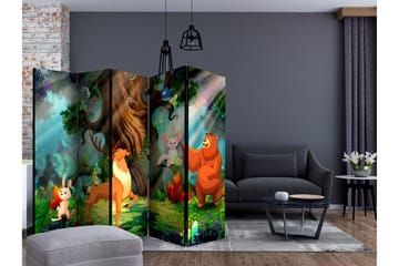 Rumsavdelare - Bear and Friends II 225x172 - Artgeist sp. z o. o. - Inredning & dekor - Dekor & inredningsdetaljer - Rumsavdelare
