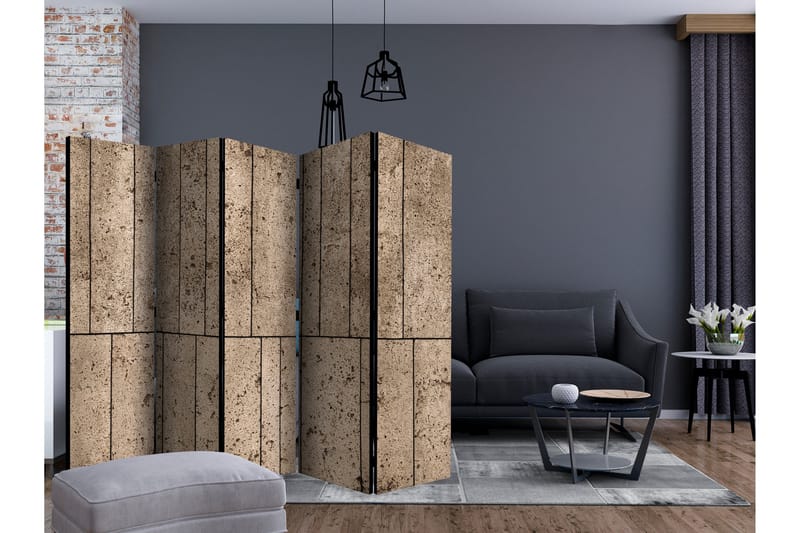 Rumsavdelare - Beige Wall II 225x172 - Artgeist sp. z o. o. - Inredning & dekor - Dekor & inredningsdetaljer - Rumsavdelare