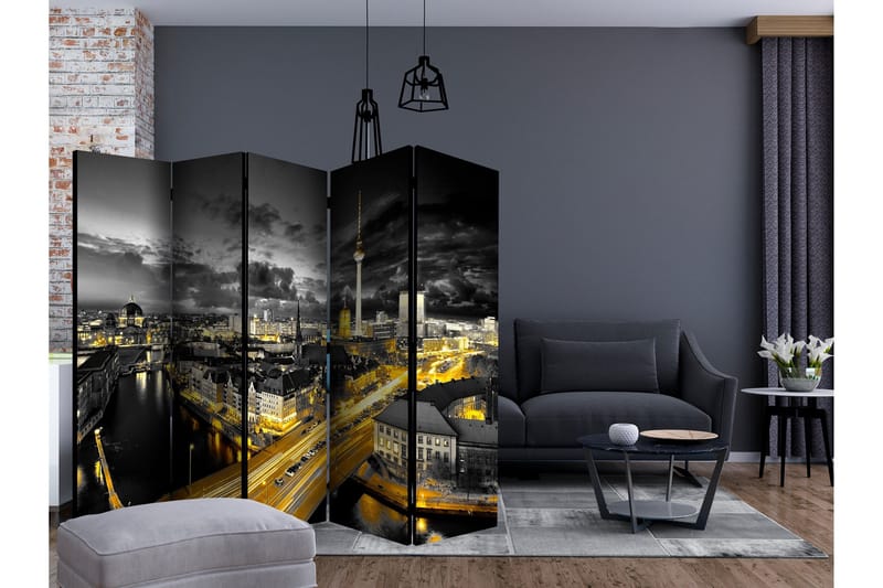Rumsavdelare - Berlin at night II 225x172 - Artgeist sp. z o. o. - Inredning & dekor - Dekor & inredningsdetaljer - Rumsavdelare