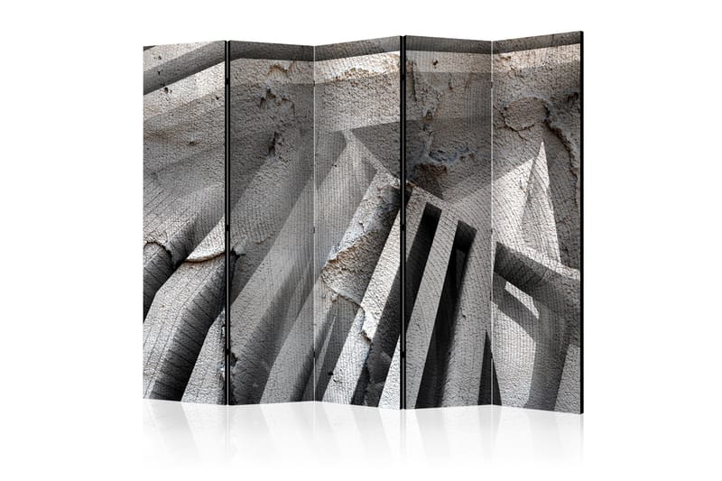 Rumsavdelare - Beton 3D II 225x172, Artgeist sp. z o. o.