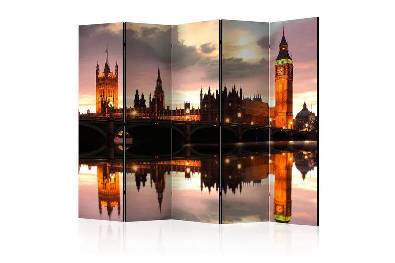 Rumsavdelare - Big Ben in the evening, London II 225x172, Artgeist sp. z o. o.