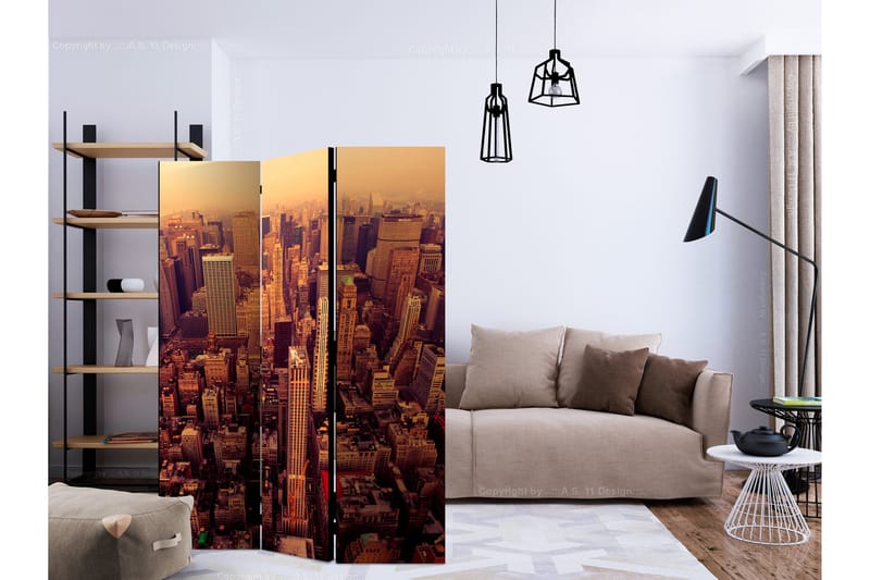 Rumsavdelare - Bird Eye View Of Manhattan 135x172 - Artgeist sp. z o. o. - Inredning & dekor - Dekor & inredningsdetaljer - Rumsavdelare