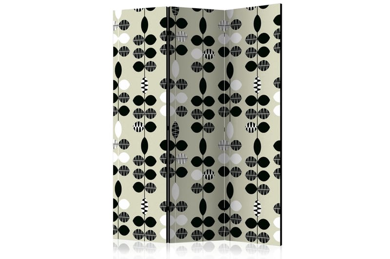 RUMSAVDELARE Black and White Dots 135x172 cm - Artgeist sp. z o. o. - Inredning & dekor - Dekor & inredningsdetaljer - Rumsavdelare