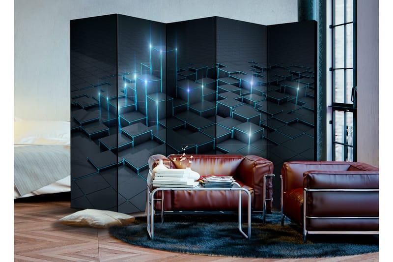 RUMSAVDELARE Black City 225x172 - Artgeist sp. z o. o. - Inredning & dekor - Dekor & inredningsdetaljer - Rumsavdelare