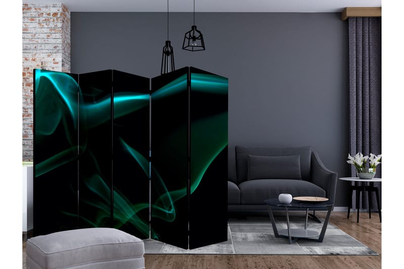 Rumsavdelare Blue Smoke Waves II 225x172 cm - Artgeist sp. z o. o. - Inredning & dekor - Dekor & inredningsdetaljer - Rumsavdelare