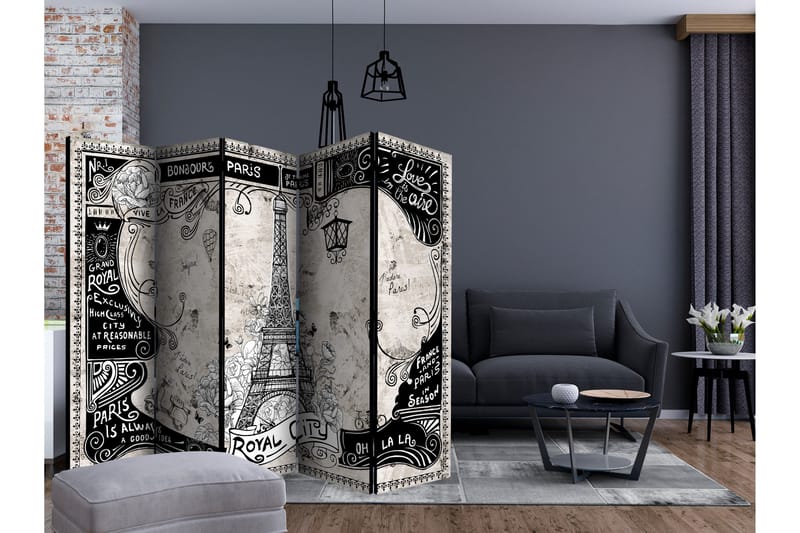 Rumsavdelare - Bonjour Paris II 225x172 - Artgeist sp. z o. o. - Inredning & dekor - Dekor & inredningsdetaljer - Rumsavdelare