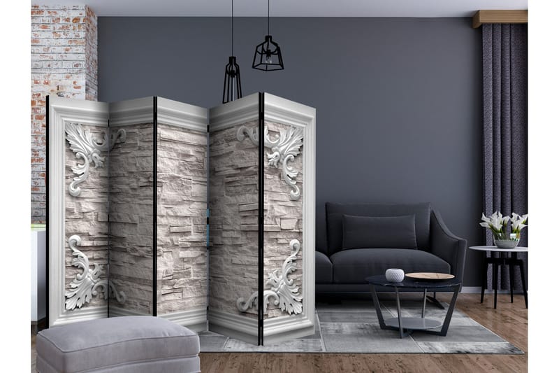 Rumsavdelare - Brick in the Frame (Beige) II 225x172 - Artgeist sp. z o. o. - Inredning & dekor - Dekor & inredningsdetaljer - Rumsavdelare